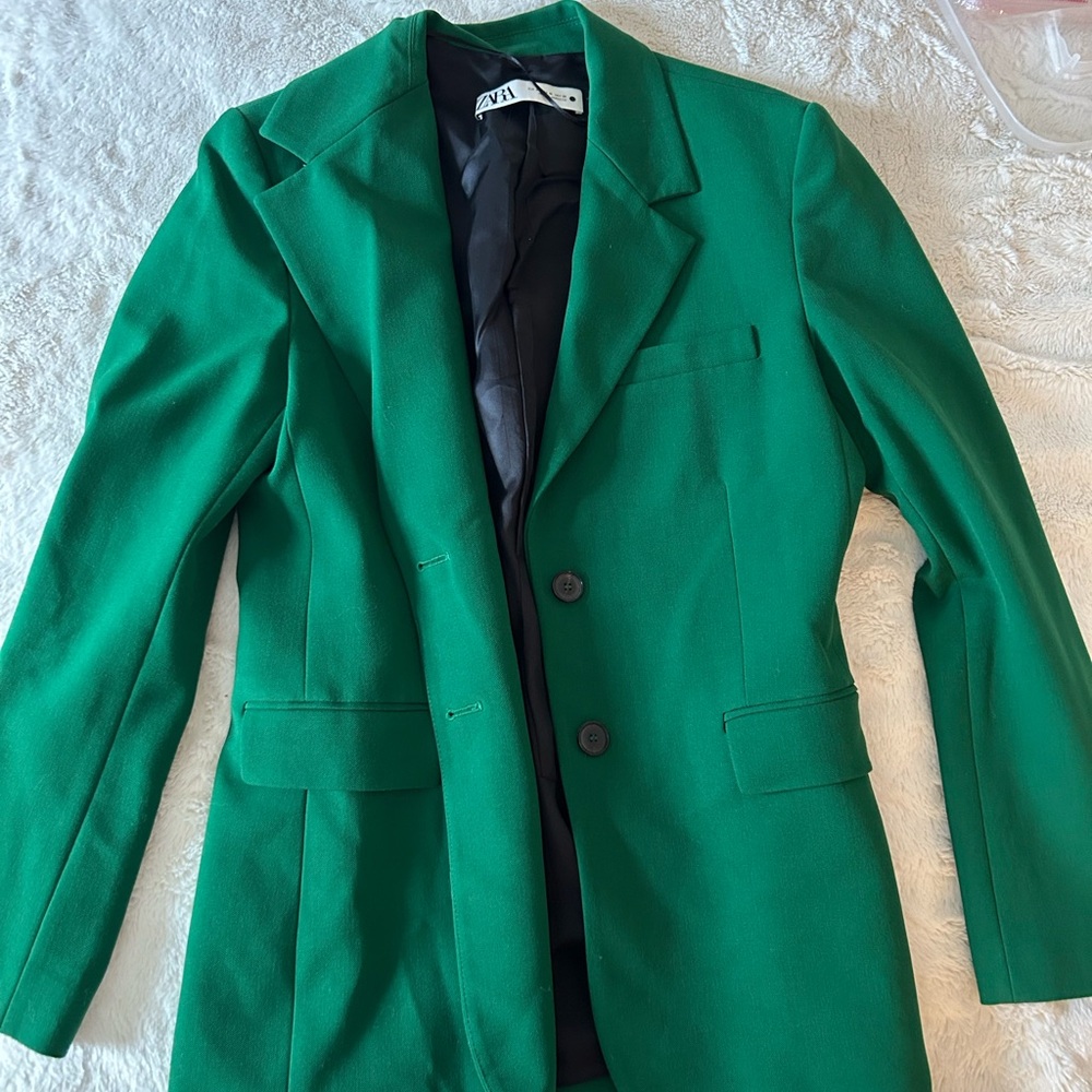 Zara Emerald Green Blazer